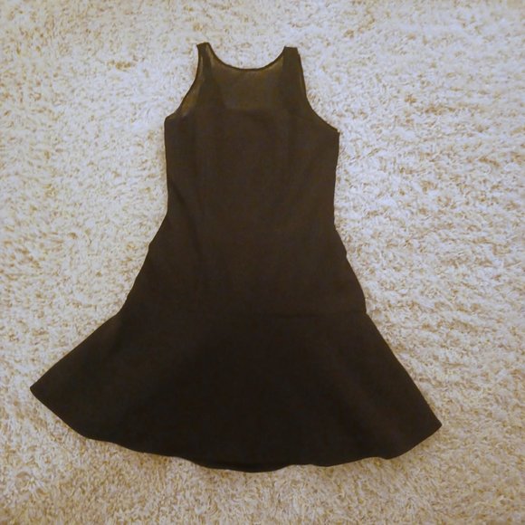 Club Monaco Lorna Neoprene Sleeveless Black Dress, Cocktail Dress, Size 2 - Picture 7 of 11